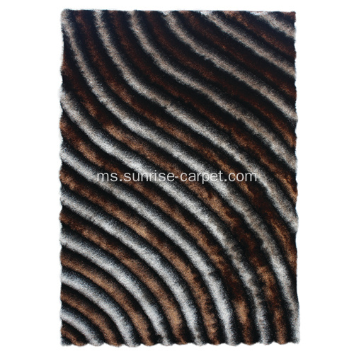 Popular Polyester 3D Shaggy Rug